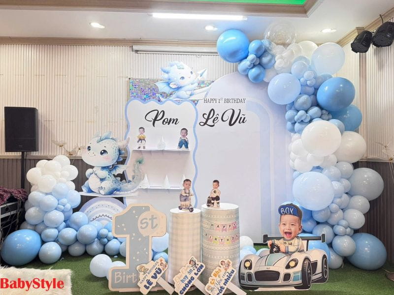 Dịch vụ trang trí sinh nhật cho bé tại nhà giá 3tr5