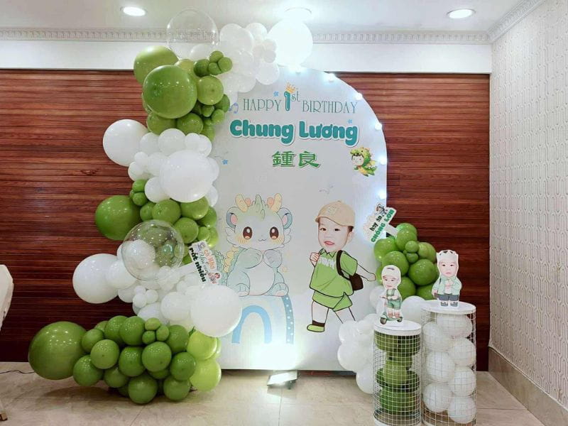 Trang tr&iacute; sinh nhật b&eacute; trai 1tr7