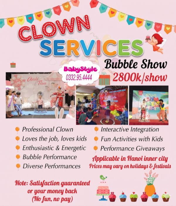 Bubble Show Pricing
