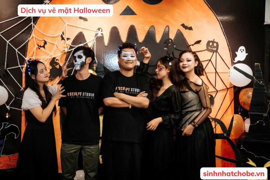 Dịch vụ vẽ mặt Halloween