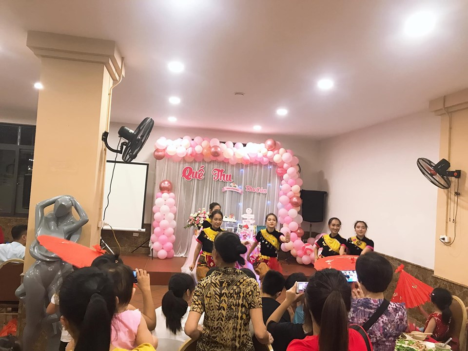 tổ chức sinh nhật cho b&eacute; Quế Thu