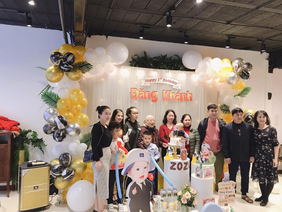 Trang trí sinh nhật cho bé Đăng Khánh