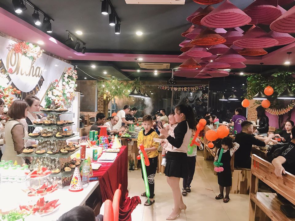 trang trí và tổ chức sinh nhật cho bé Huyền My