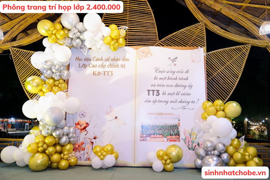 Phông trang trí họp lớp đơn giản 2tr4